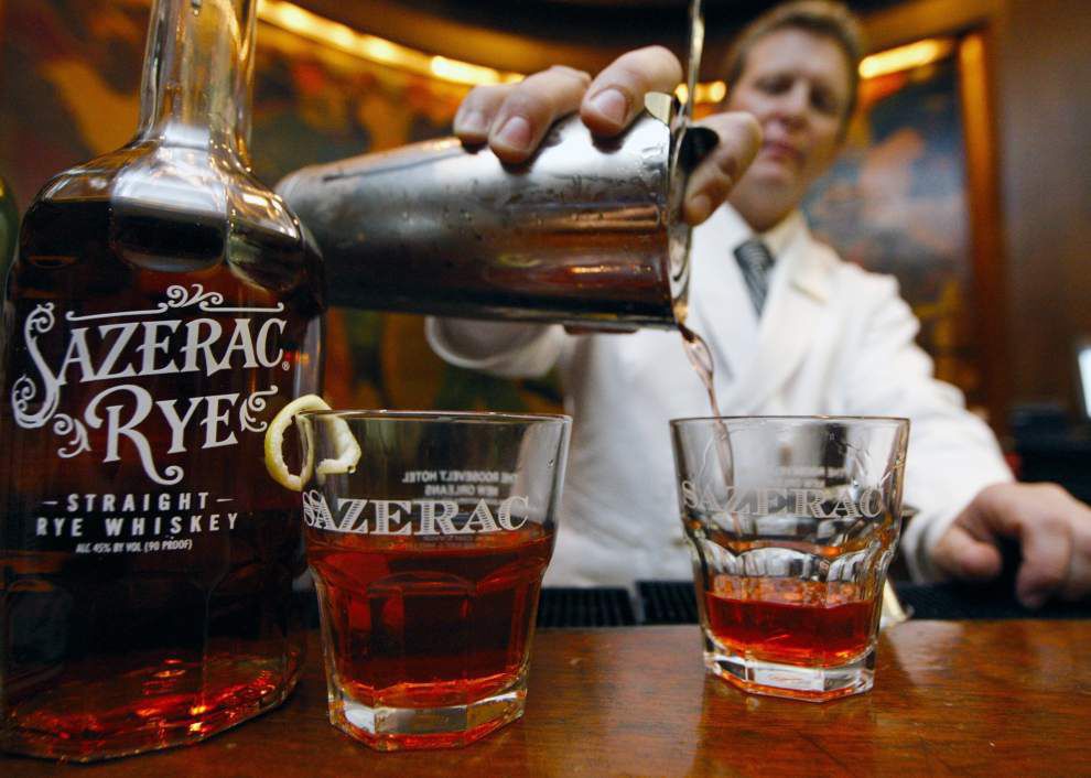Bartender mixing a drink